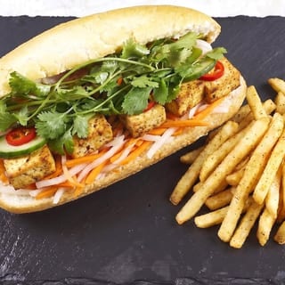 Vegetarian Tofu Banh Mi Combo W/ Fries